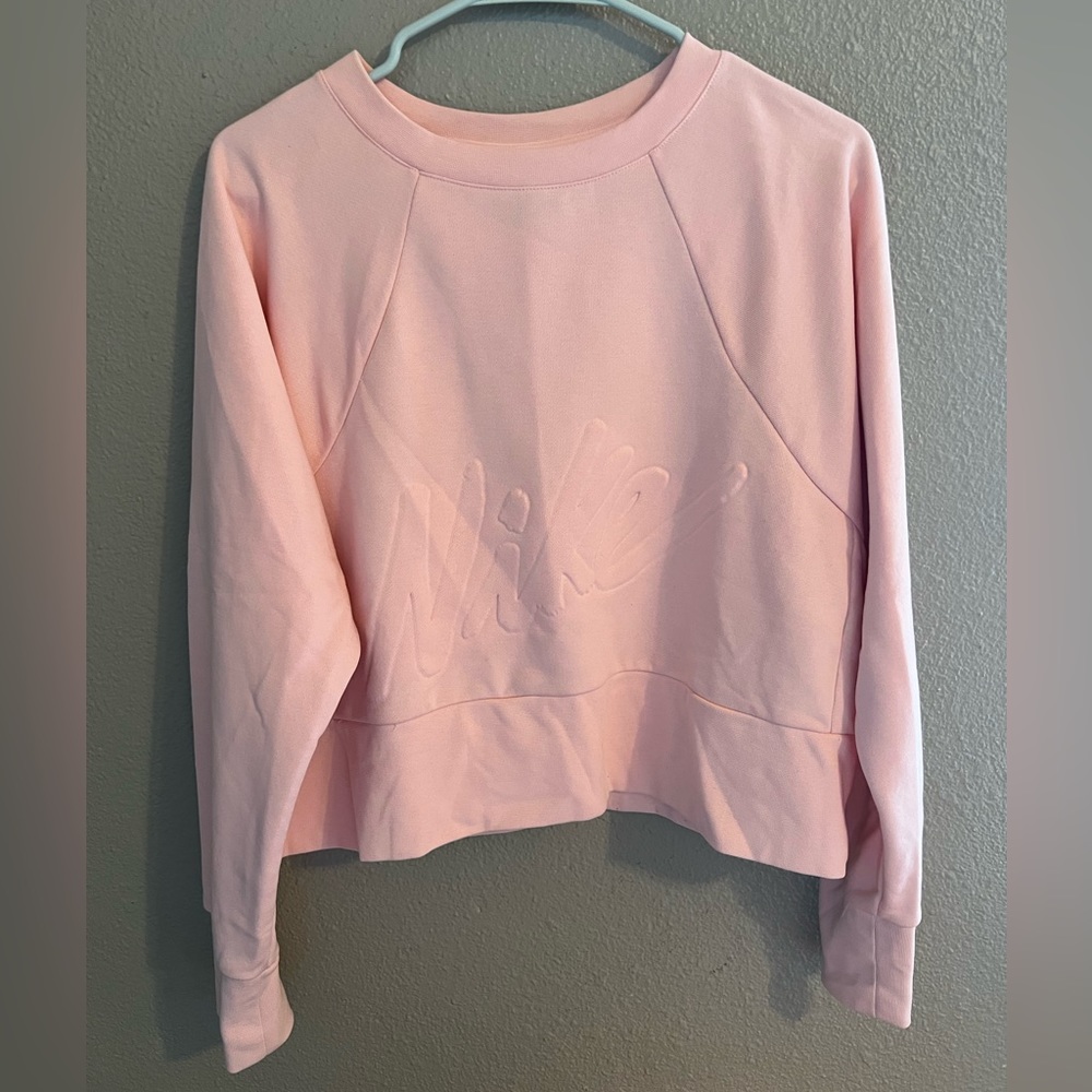 Nike dri-fit embossed sweatshirt